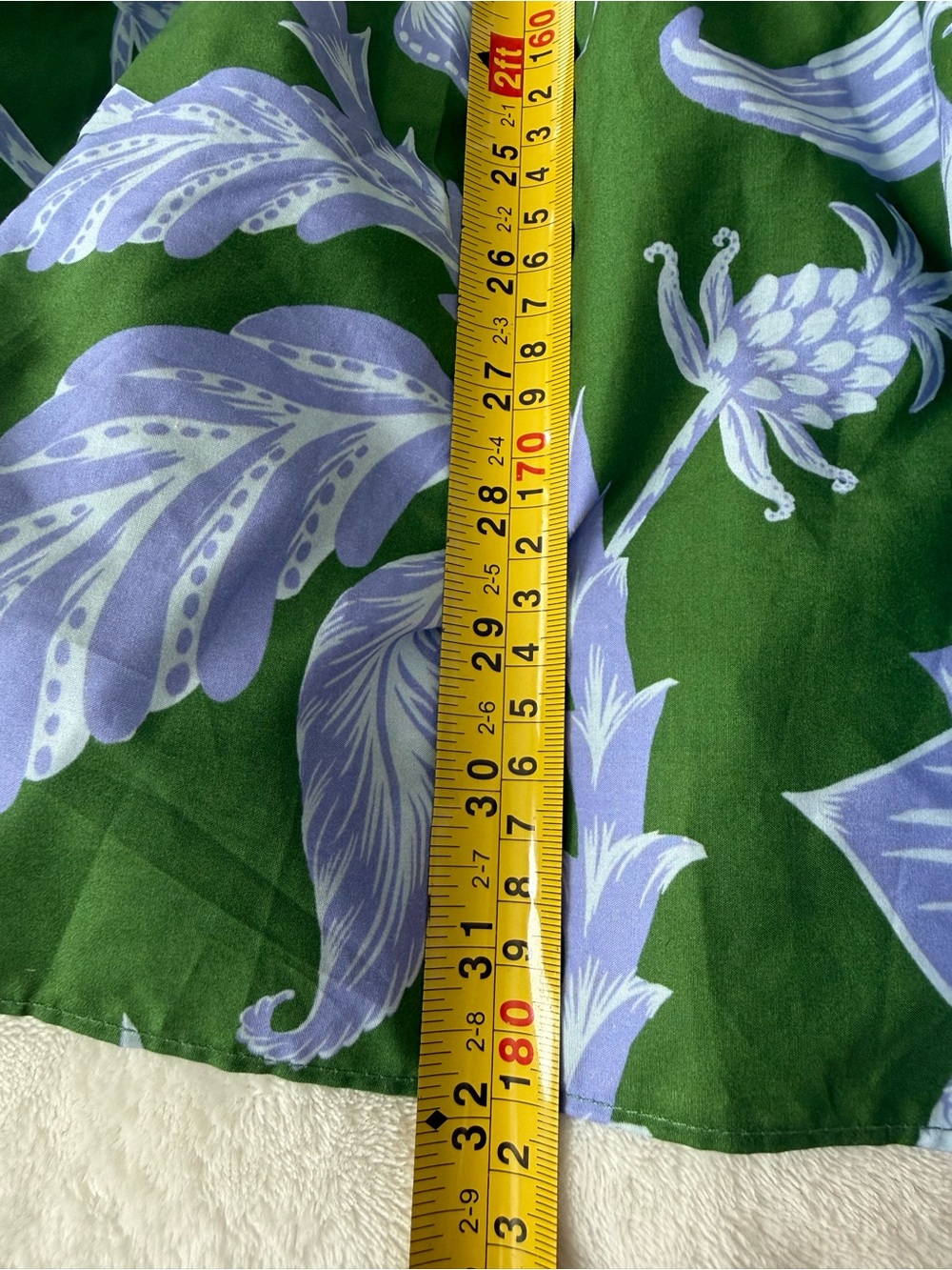 FARM Rio Tropical Swing Mix Mini Dress Tiered Ruffle Sleeves Size S NEW D90 - Picture 5 of 6
